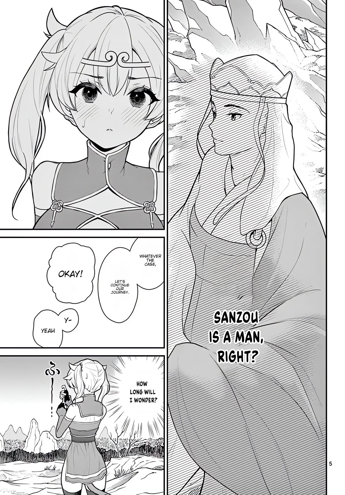 Bonnou☆Saiyuuki Chapter 23 page 6 - Chapter 23: Black-eyed Monk