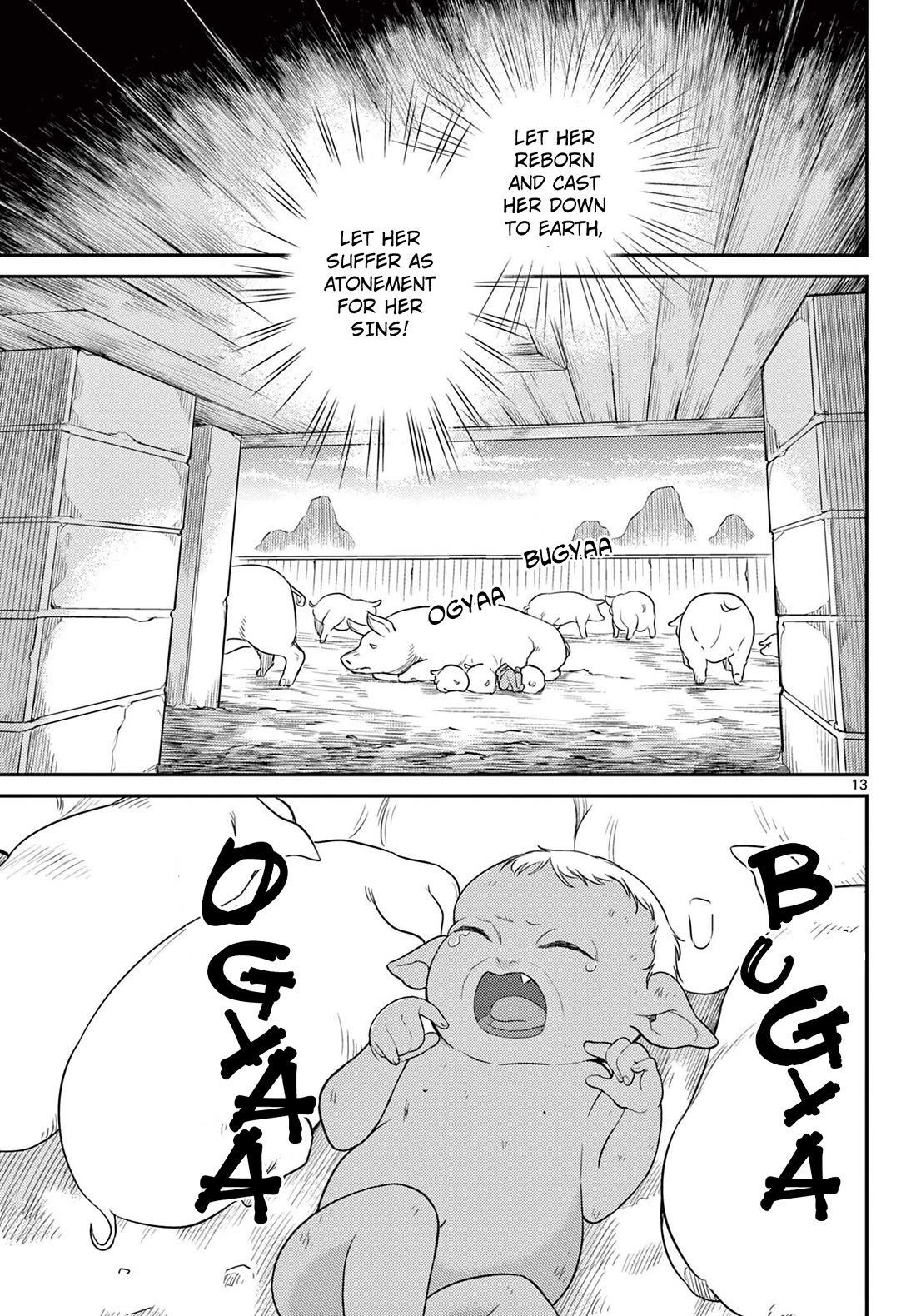 Bonnou☆Saiyuuki Chapter 28 page 13 - Chapter 28: Love of a beast-man