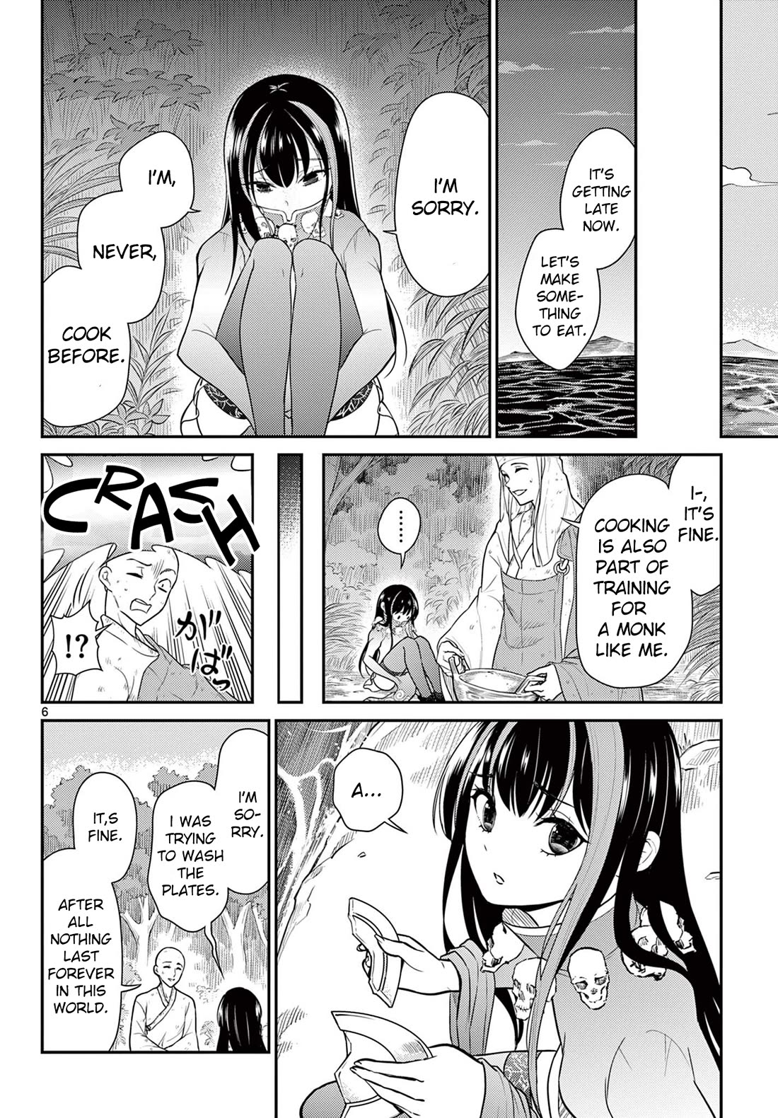 Bonnou☆Saiyuuki Chapter 29 page 6 - Chapter 29: Sha Gojo's Determination