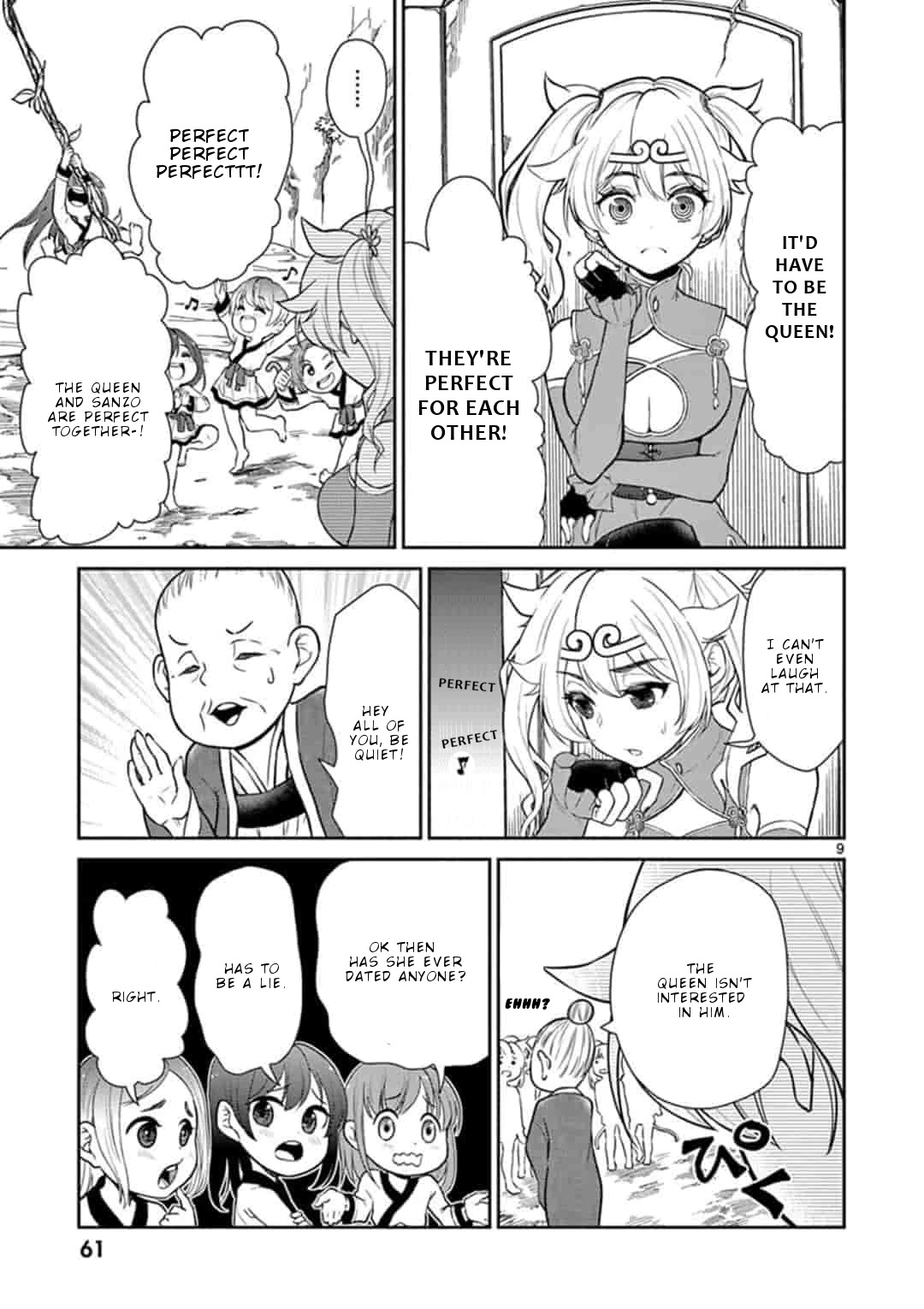Bonnou☆Saiyuuki Chapter 3 page 10 - Chapter 3: Goku the queen