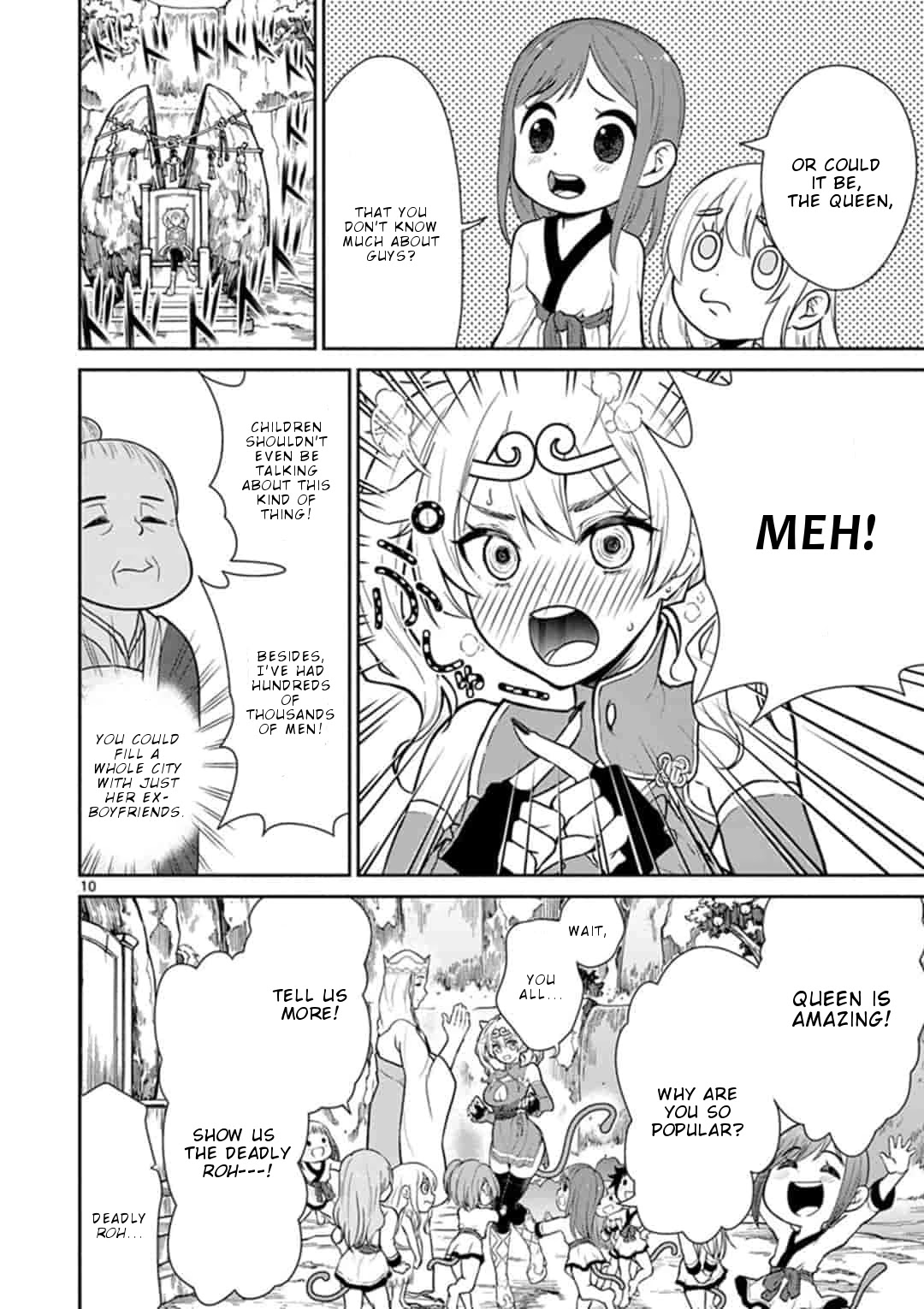 Bonnou☆Saiyuuki Chapter 3 page 11 - Chapter 3: Goku the queen