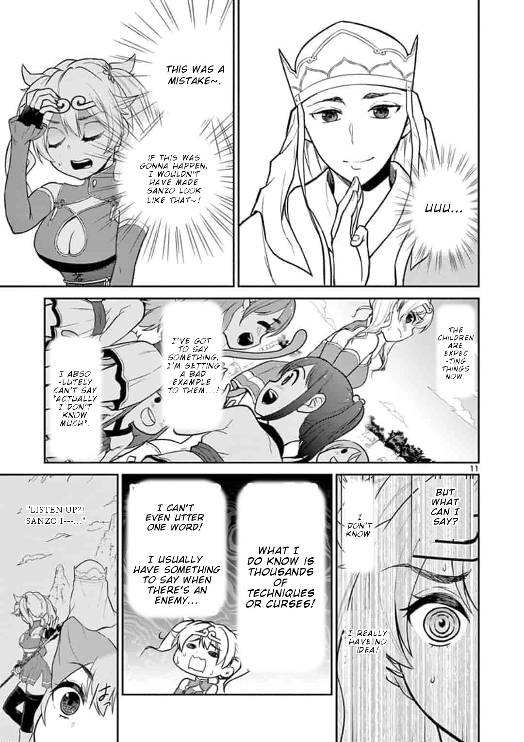 Bonnou☆Saiyuuki Chapter 3 page 12 - Chapter 3: Goku the queen