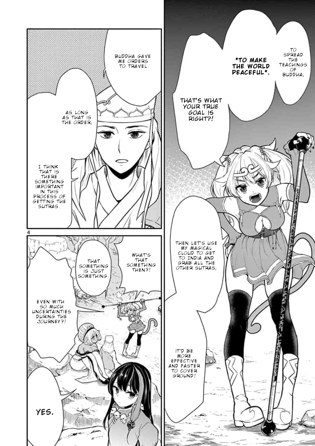 Bonnou☆Saiyuuki Chapter 3 page 5 - Chapter 3: Goku the queen