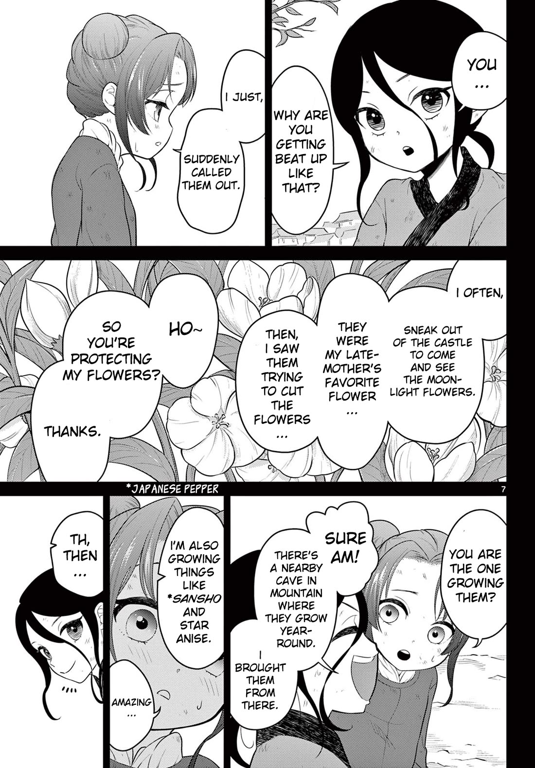 Bonnou☆Saiyuuki Chapter 32 page 7 - Chapter 32: Love Under the Moonlight Flower