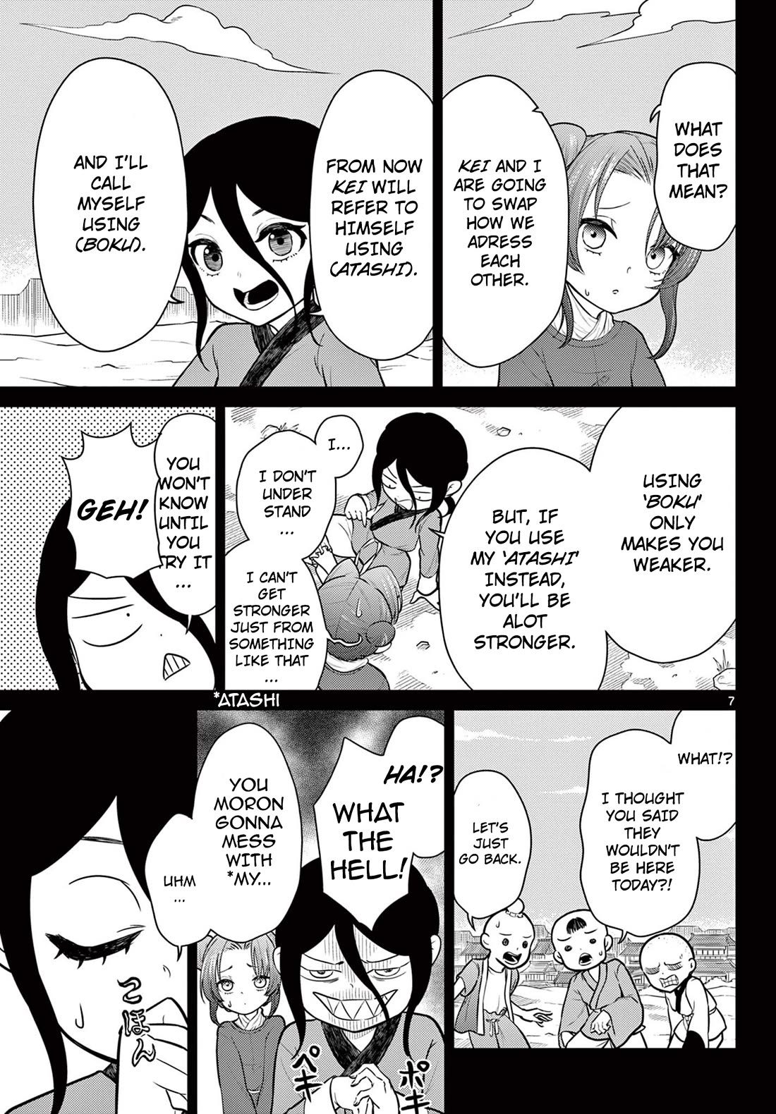 Bonnou☆Saiyuuki Chapter 33 page 7 - Chapter 33: To Be Stronger