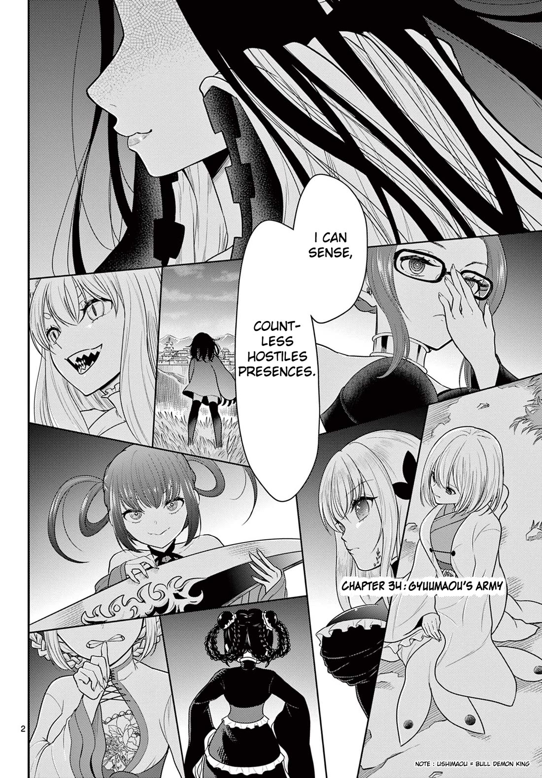 Bonnou☆Saiyuuki Chapter 34 page 2 - Chapter 34: Gyuumaou's Army