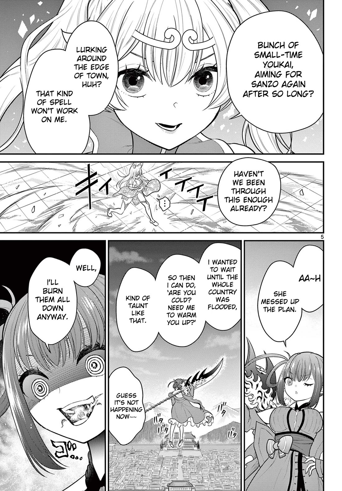 Bonnou☆Saiyuuki Chapter 34 page 5 - Chapter 34: Gyuumaou's Army