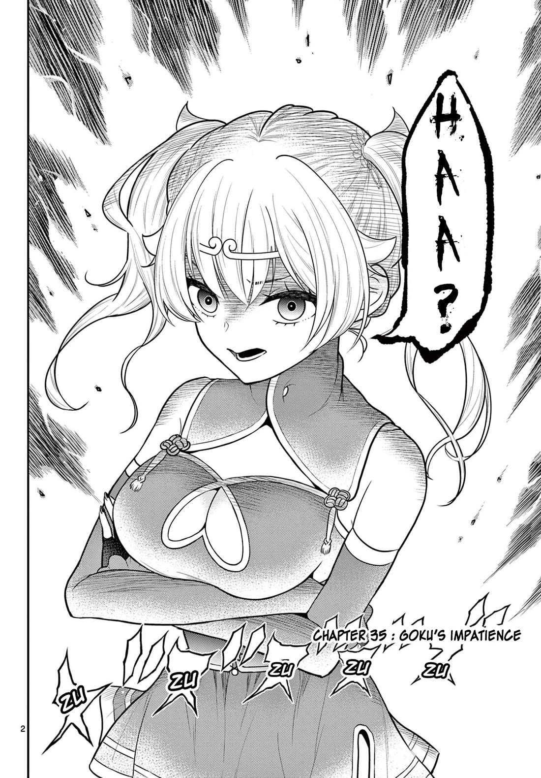 Bonnou☆Saiyuuki Chapter 35 page 2 - Chapter 35: Goku's Impatience