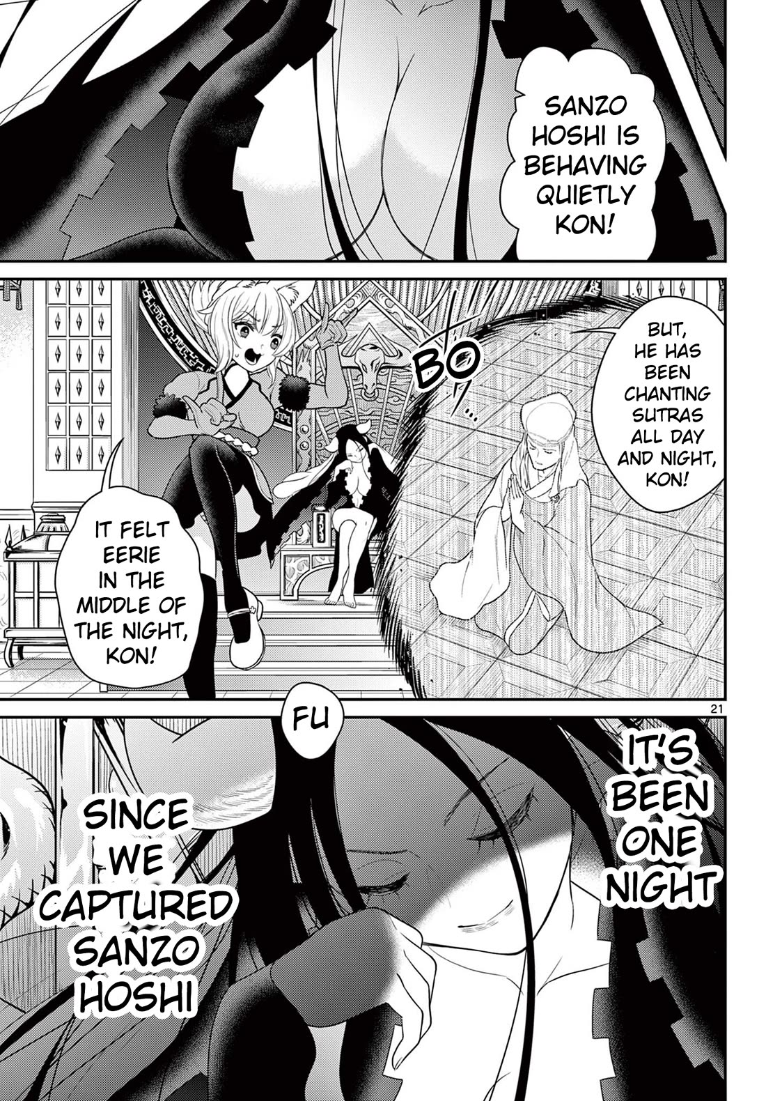Bonnou☆Saiyuuki Chapter 35 page 21 - Chapter 35: Goku's Impatience