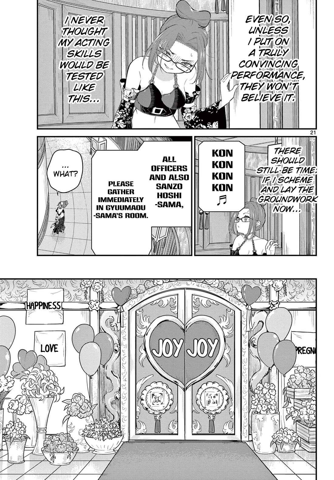 Bonnou☆Saiyuuki Chapter 36 page 21 - Chapter 36: Run, Rasetsujo!!