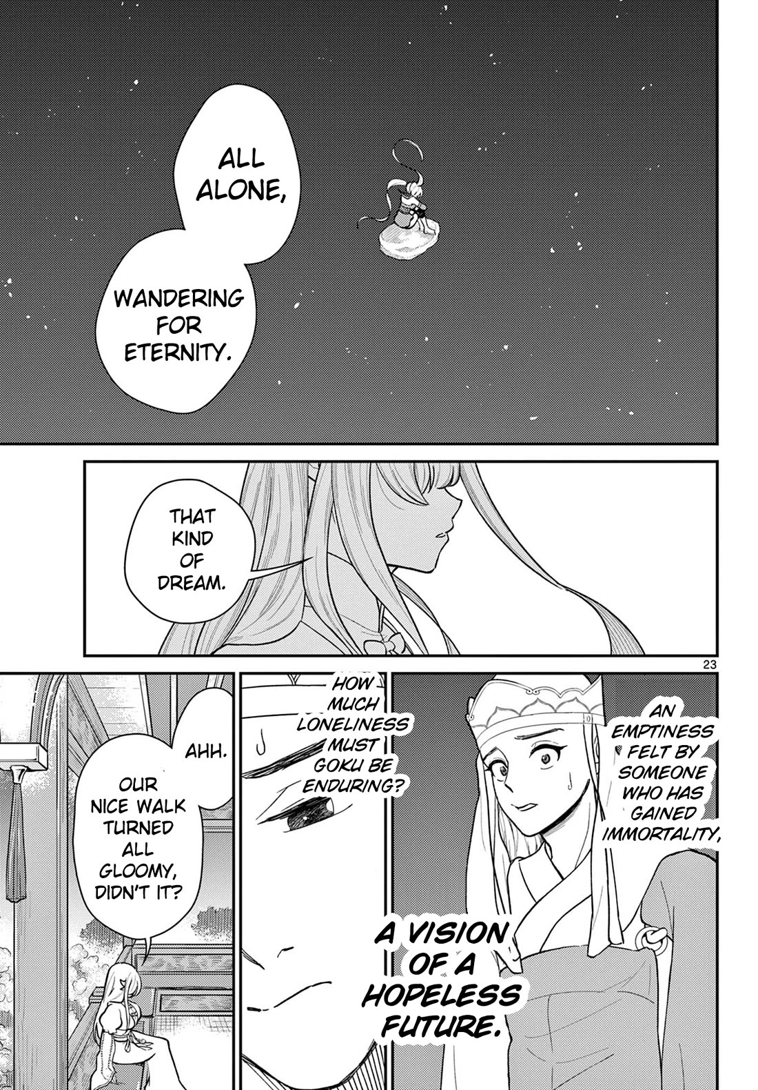 Bonnou☆Saiyuuki Chapter 40 page 23 - Chapter 40: Heart Thumping Midnight Stroll Practice
