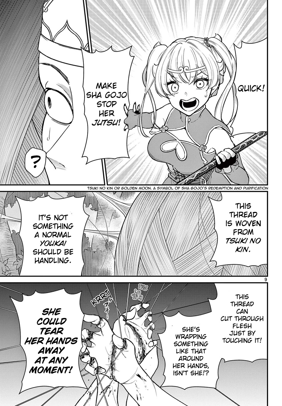 Bonnou☆Saiyuuki Chapter 43 page 9 - Chapter 43: Thread of Emotions