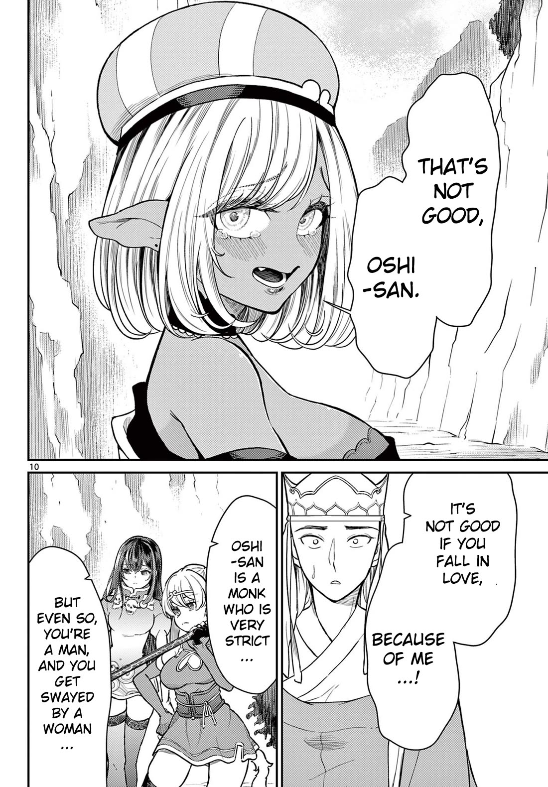Bonnou☆Saiyuuki Chapter 47 page 10 - Chapter 47: Answer to the Confession