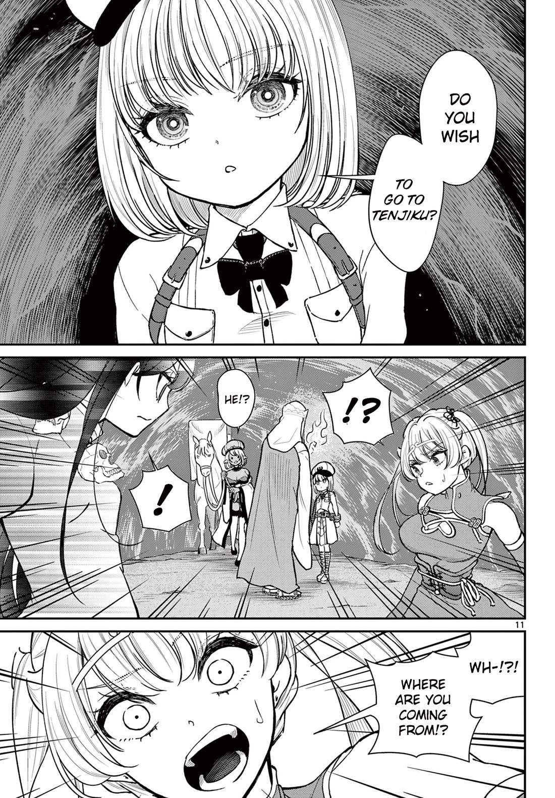 Bonnou☆Saiyuuki Chapter 48 page 11 - Chapter 48: Detach - Worldly Desires Begone