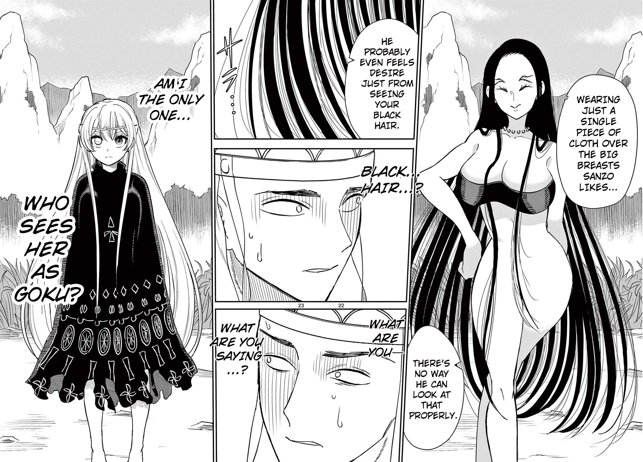 Bonnou☆Saiyuuki Chapter 49 page 22 - Chapter 49: Pretending Not to Notice