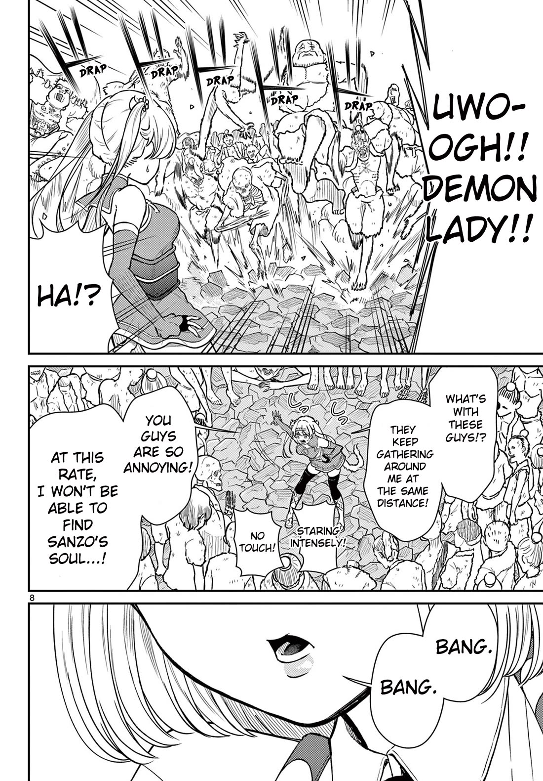 Bonnou☆Saiyuuki Chapter 49 page 8 - Chapter 49: Pretending Not to Notice