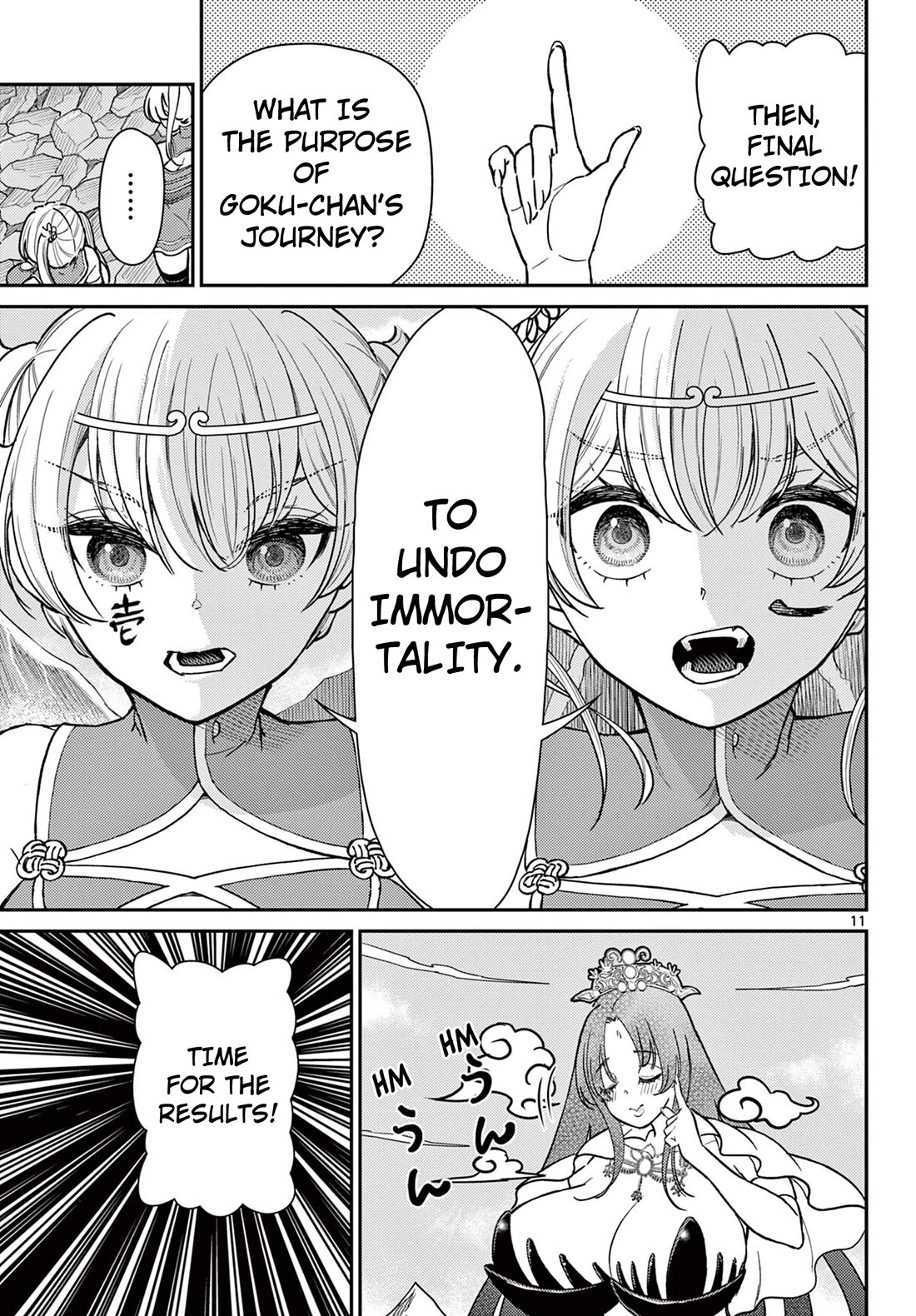 Bonnou☆Saiyuuki Chapter 52 page 11 - Chapter 52: The Two Gokus