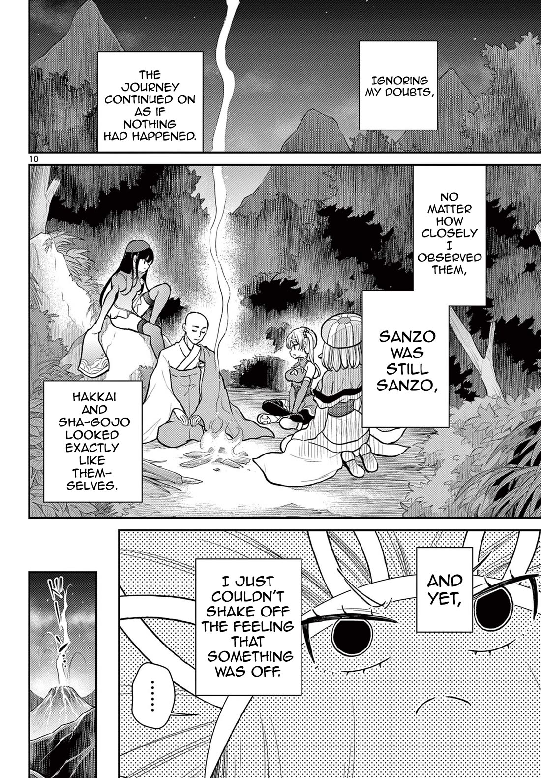Bonnou☆Saiyuuki Chapter 53 page 10 - Chapter 53: In The Deep Darkness
