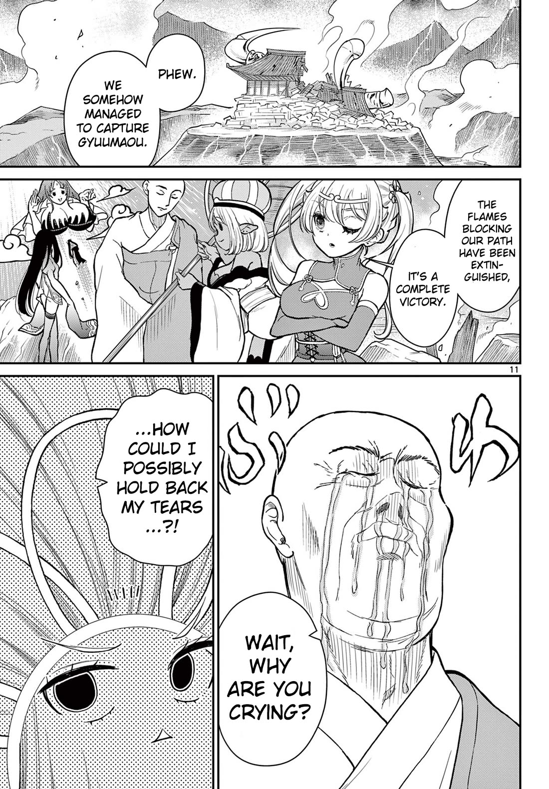Bonnou☆Saiyuuki Chapter 53 page 11 - Chapter 53: In The Deep Darkness