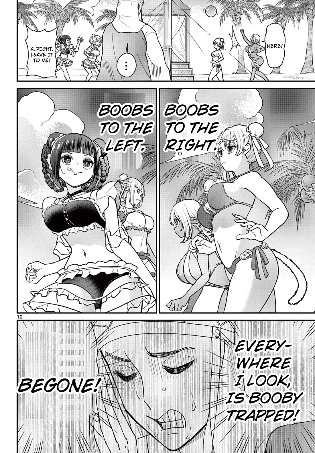 Bonnou☆Saiyuuki Chapter 58 page 9 - Chapter 58: The Beach Volleyball Showdown of Love