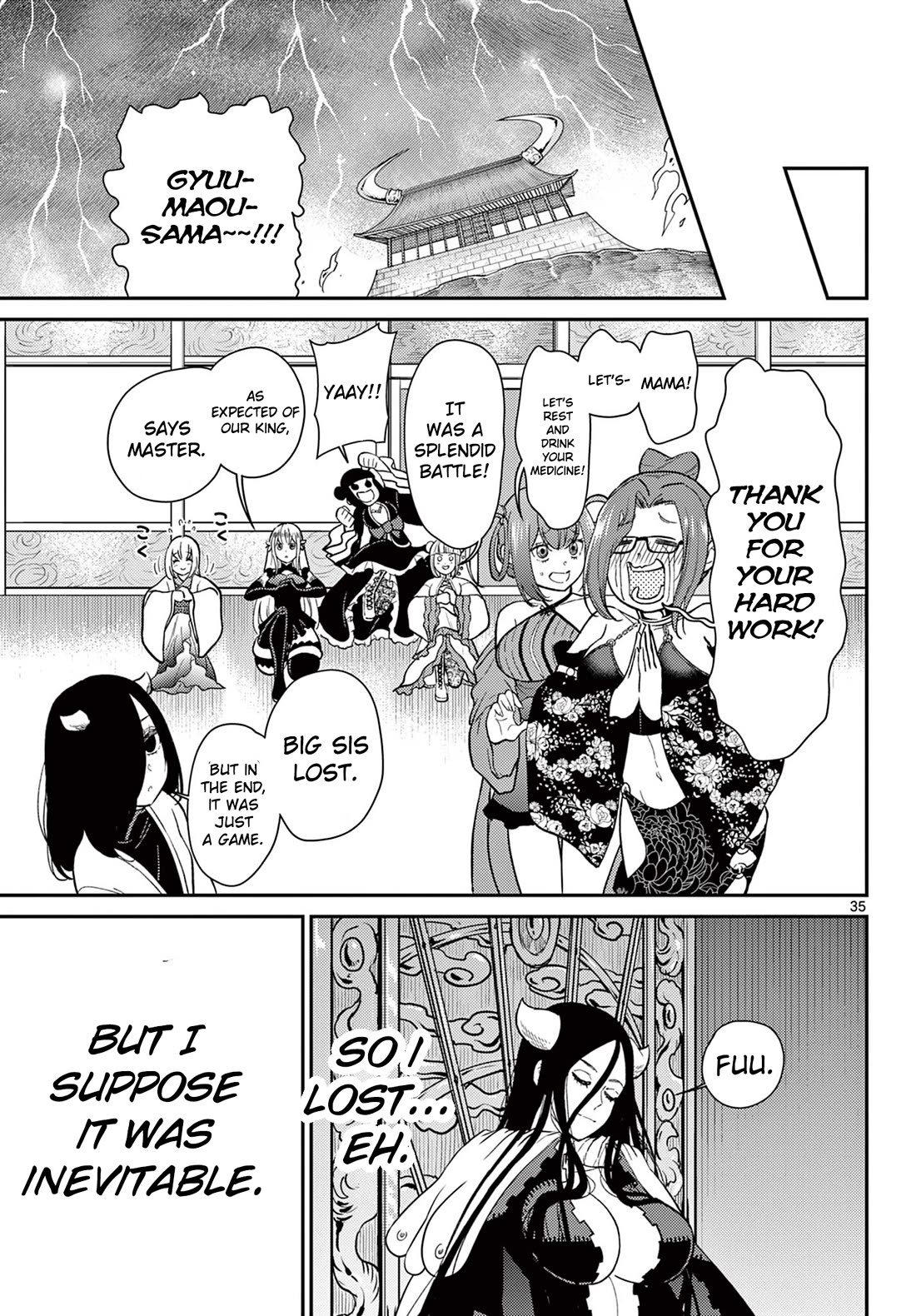Bonnou☆Saiyuuki Chapter 59 page 34 - Chapter 59: The Seat of The Rightful Wife!
