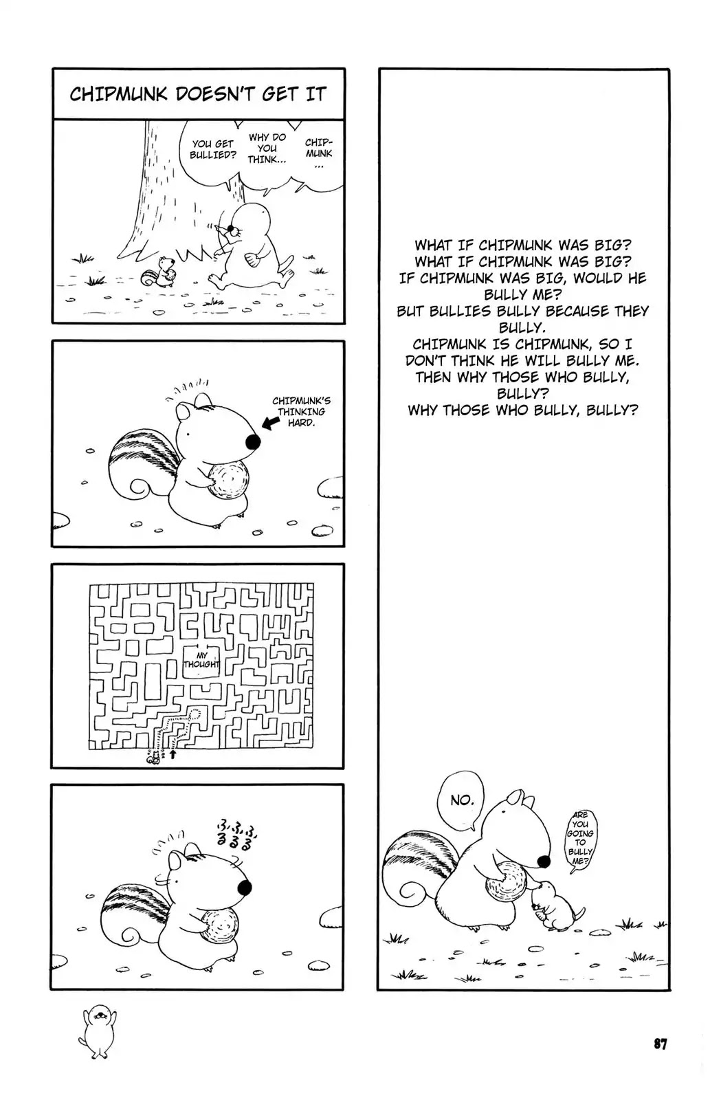 Bonobono Chapter 13 page 1 - Chapter 13: Chipmunk Doesn't Get It