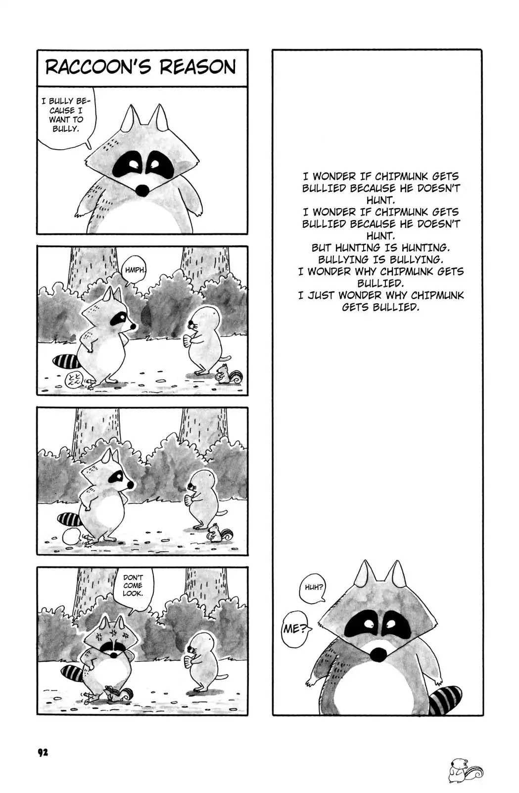 Bonobono Chapter 14 page 1 - Chapter 14: Raccoon's Reason