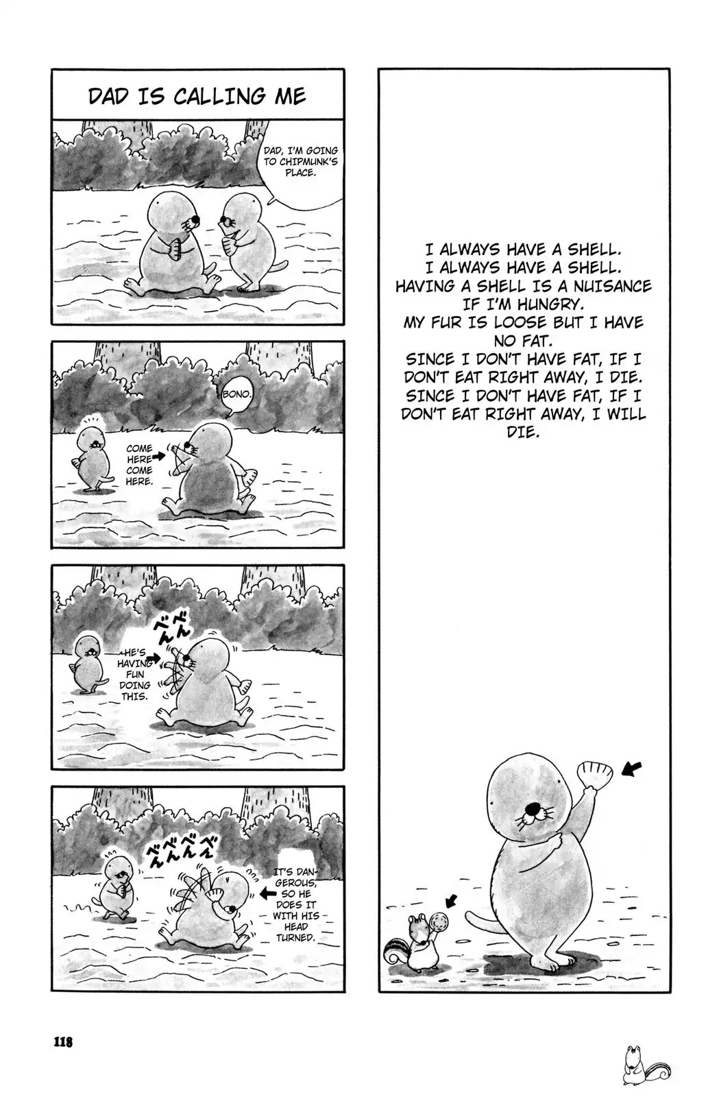 Bonobono Chapter 17 page 1 - Chapter 17: Dad Is Calling Me