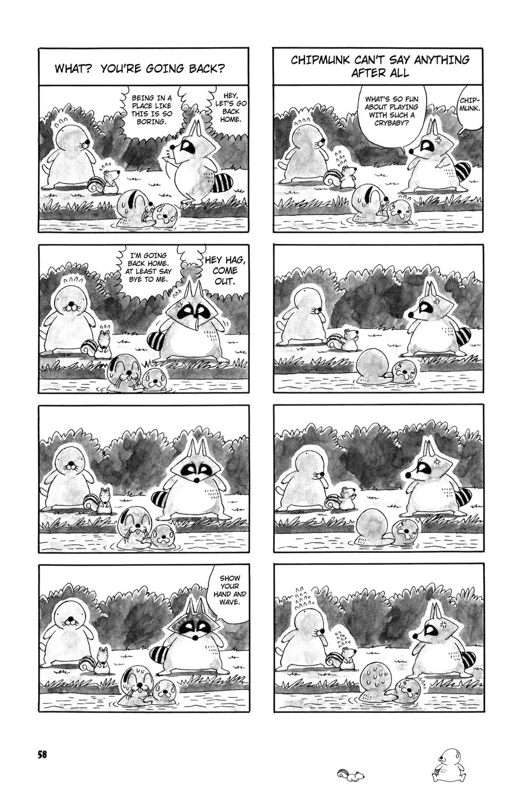 Bonobono Chapter 25 page 4 - Chapter 25: Chipmunk Can't Say Anything
