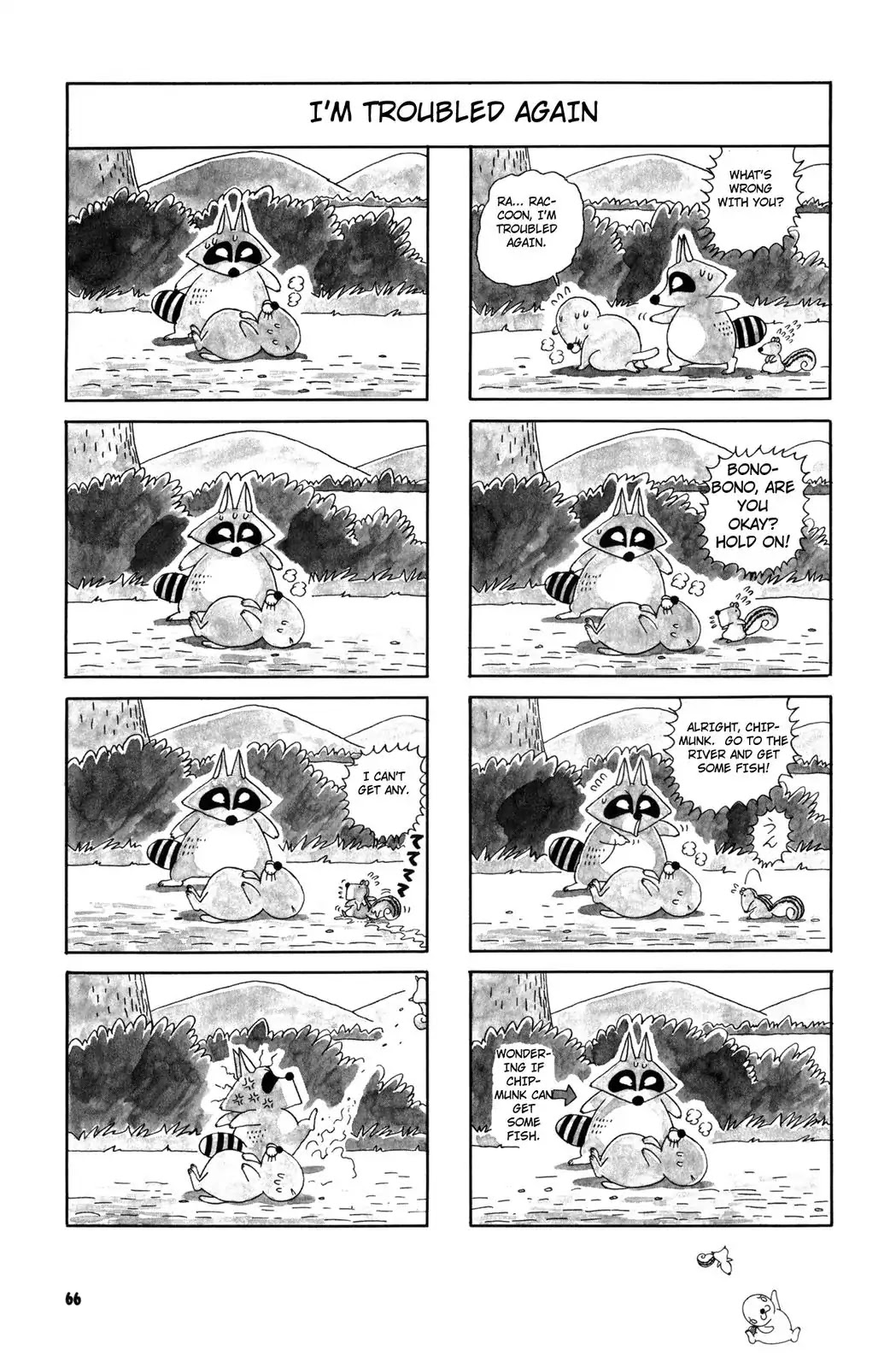 Bonobono Chapter 26 page 4 - Chapter 26: Raccoon's Lecture