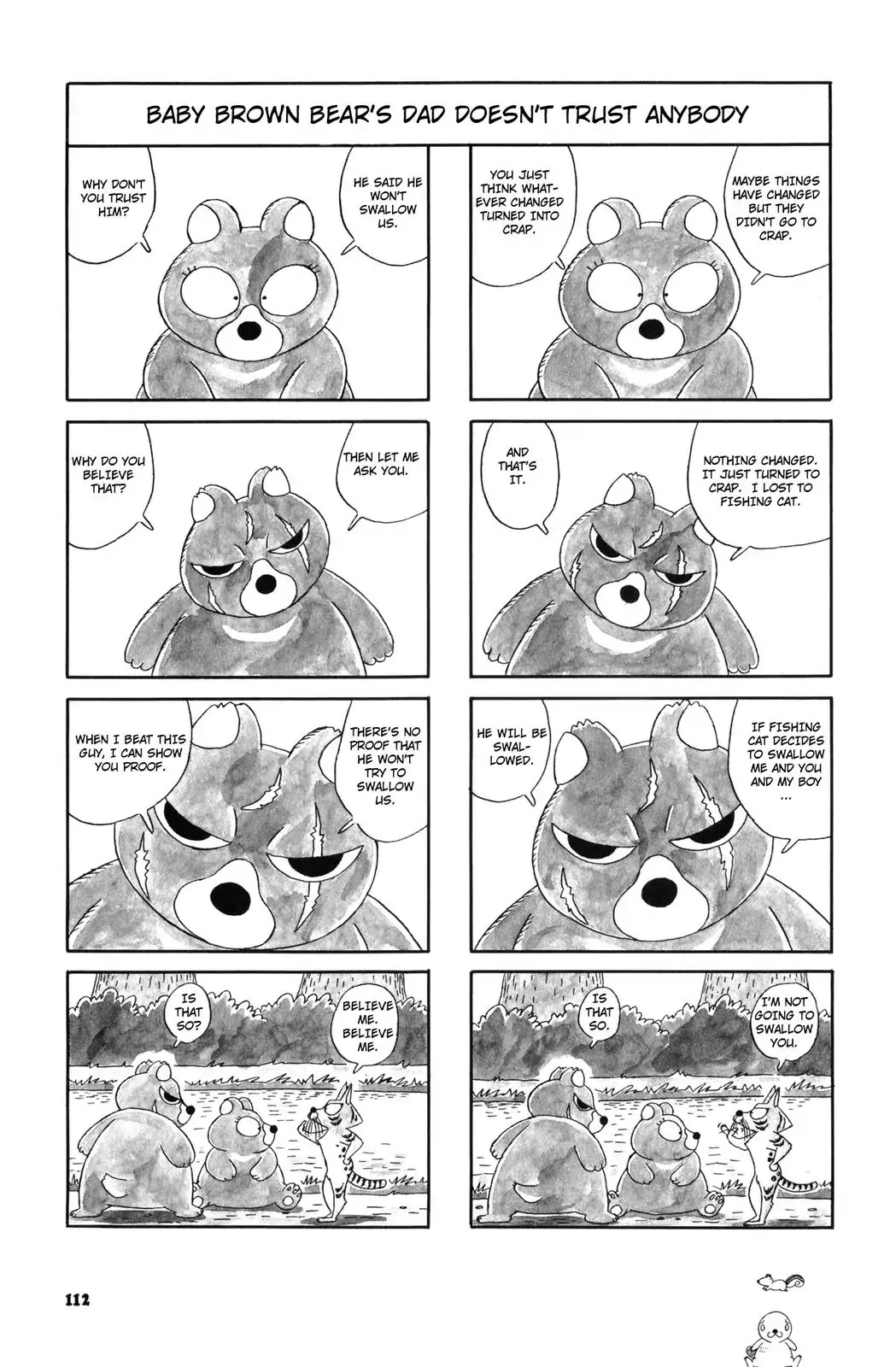 Bonobono Chapter 32 page 2 - Chapter 32: Baby Brown Bear Got Fish