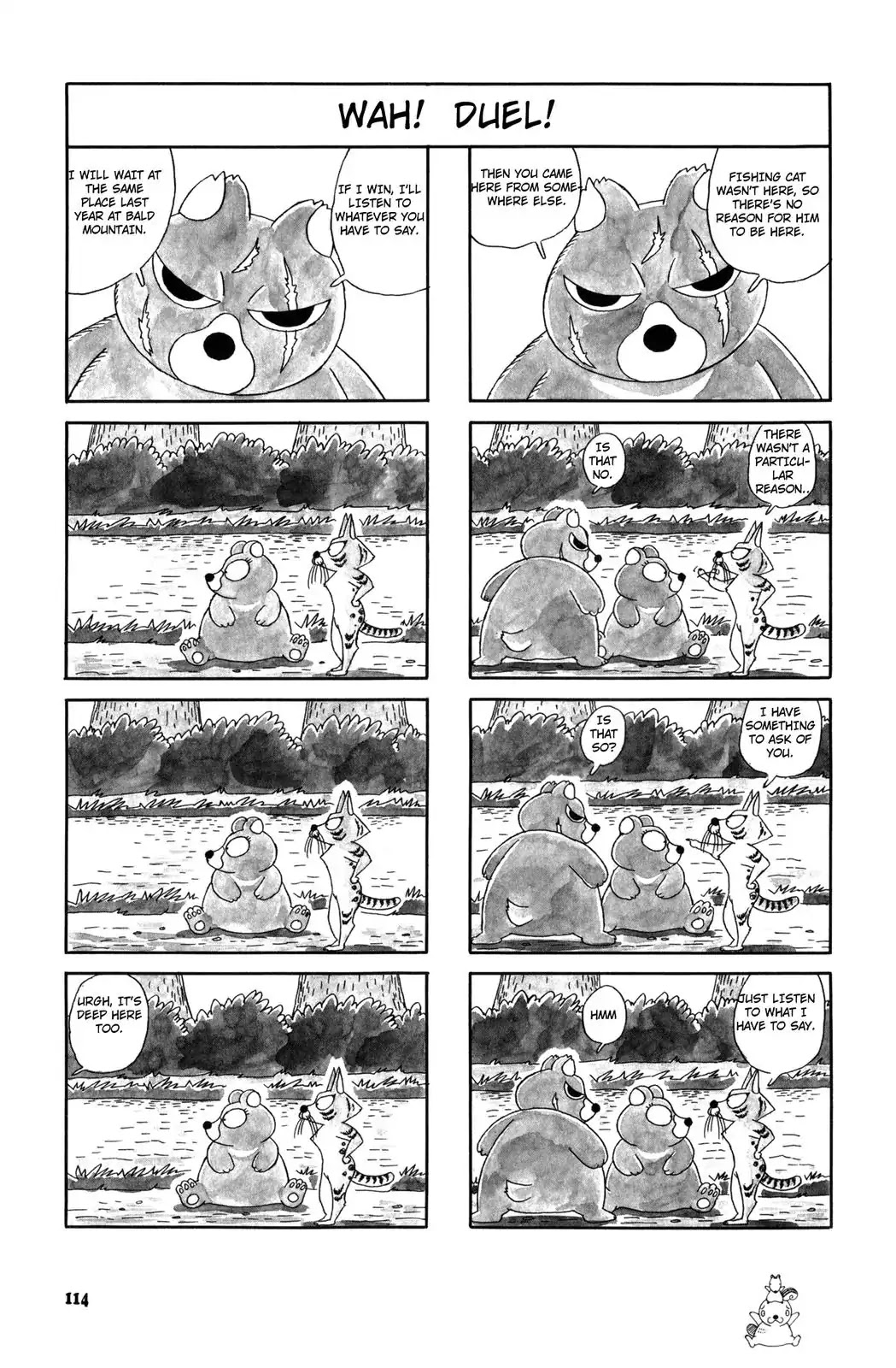 Bonobono Chapter 32 page 4 - Chapter 32: Baby Brown Bear Got Fish