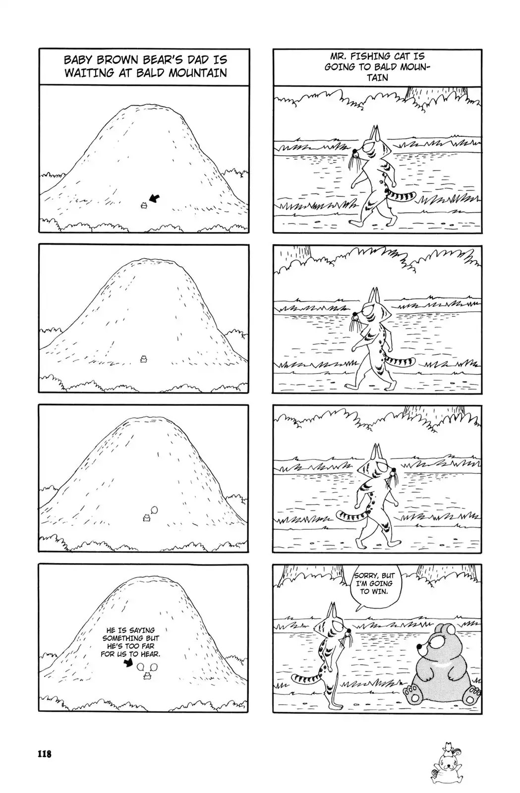 Bonobono Chapter 32 page 8 - Chapter 32: Baby Brown Bear Got Fish