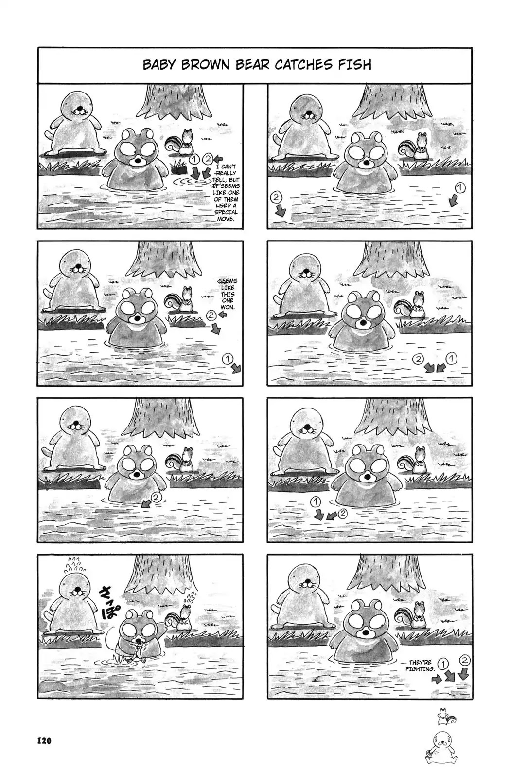 Bonobono Chapter 33 page 2 - Chapter 33: Baby Brown Bear Catches Fish