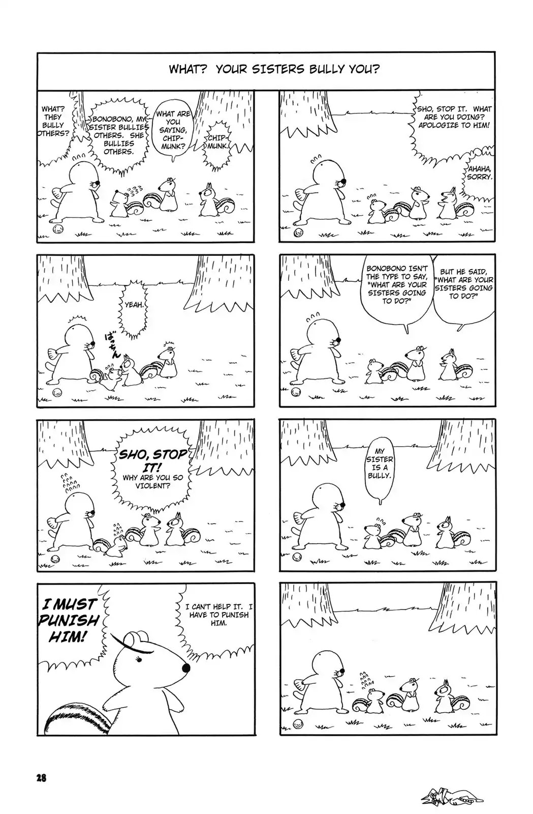 Bonobono Chapter 37 page 6 - Chapter 37: Chipmunk Can Take It