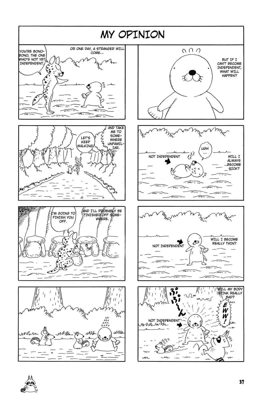 Bonobono Chapter 38 page 7 - Chapter 38: I'm Falling Behind