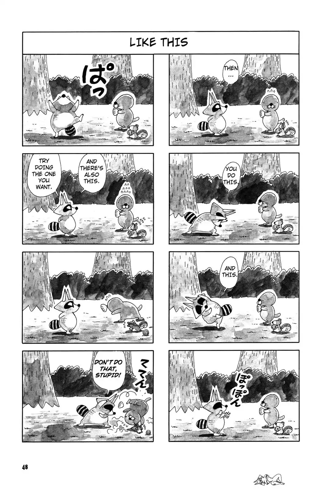 Bonobono Chapter 40 page 2 - Chapter 40: Let's Ask Raccoon