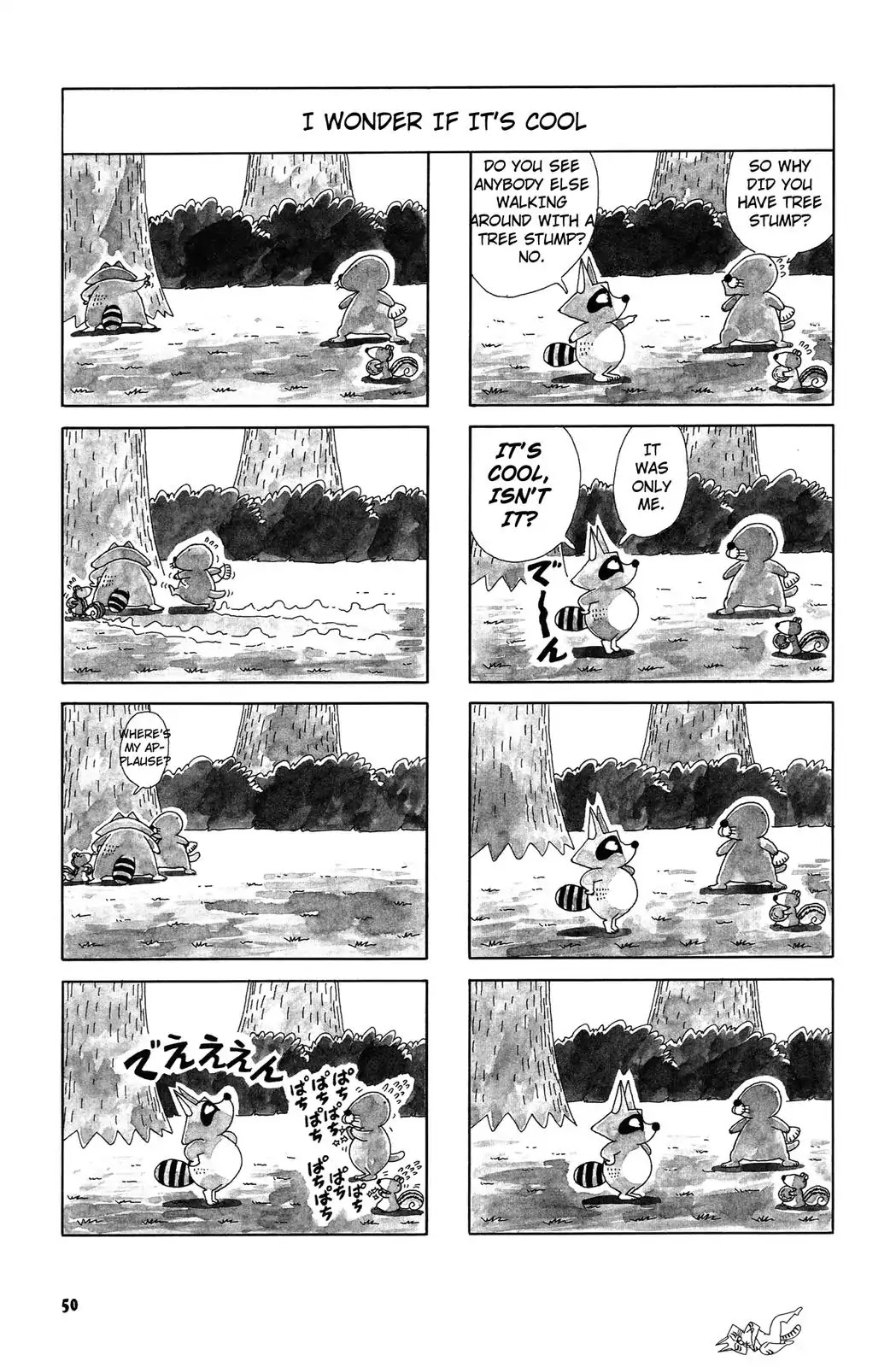 Bonobono Chapter 40 page 4 - Chapter 40: Let's Ask Raccoon