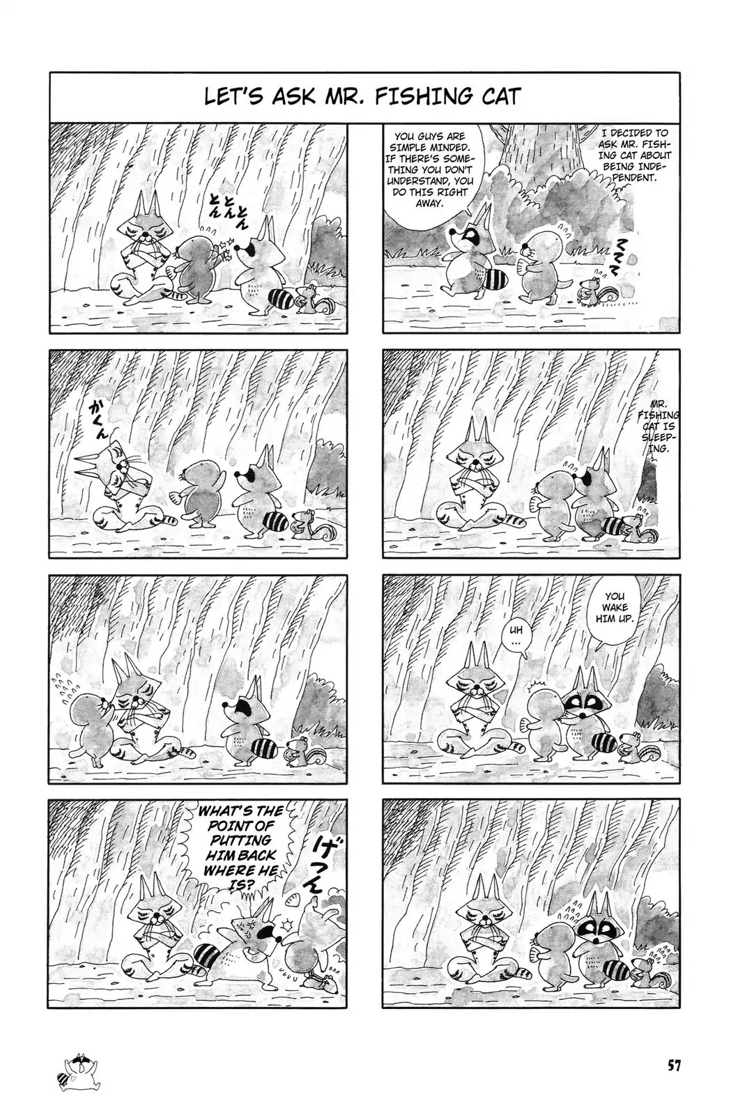 Bonobono Chapter 41 page 3 - Chapter 41: Chipmunk's Dad Getting Walnut
