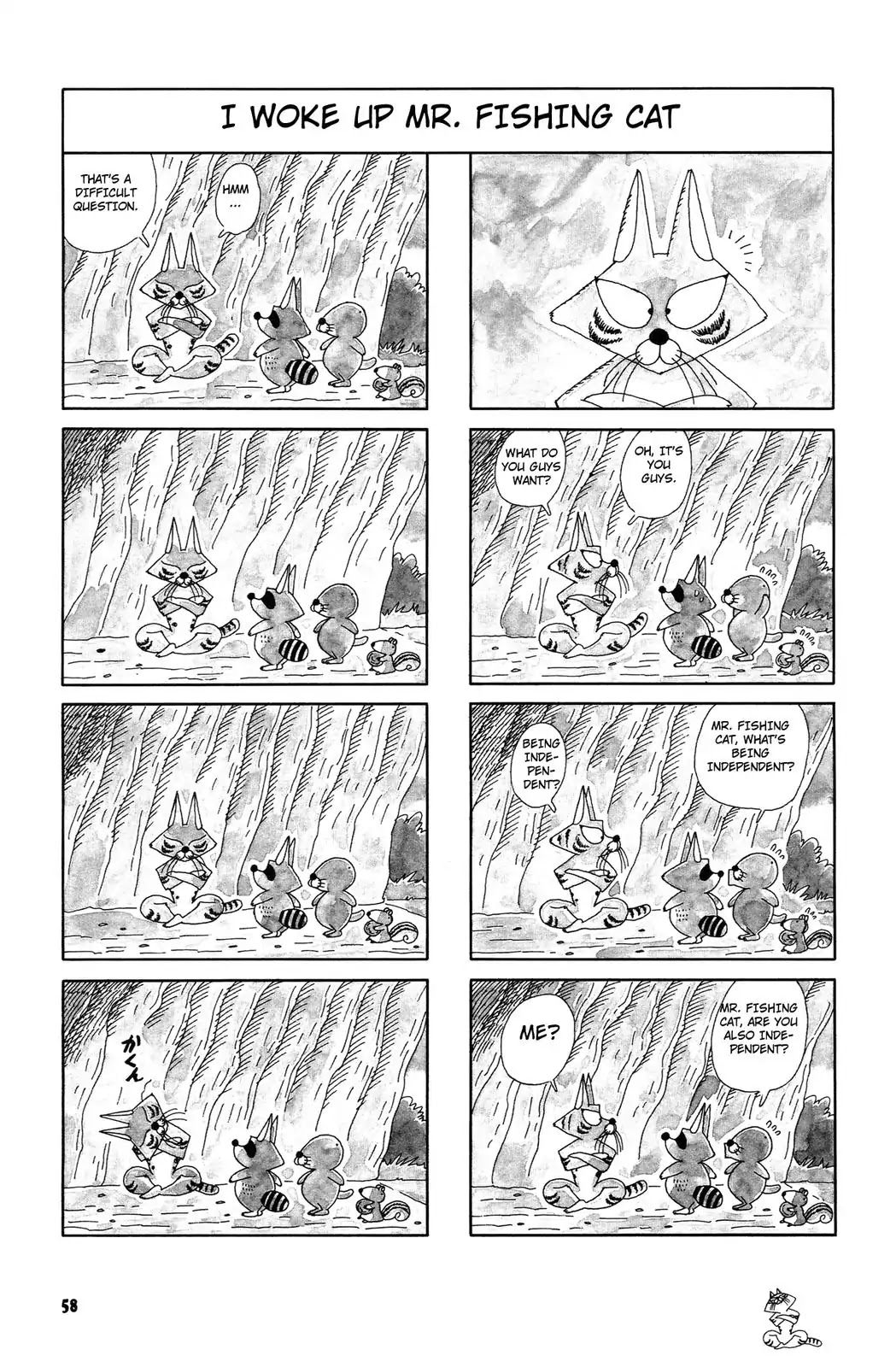 Bonobono Chapter 41 page 4 - Chapter 41: Chipmunk's Dad Getting Walnut