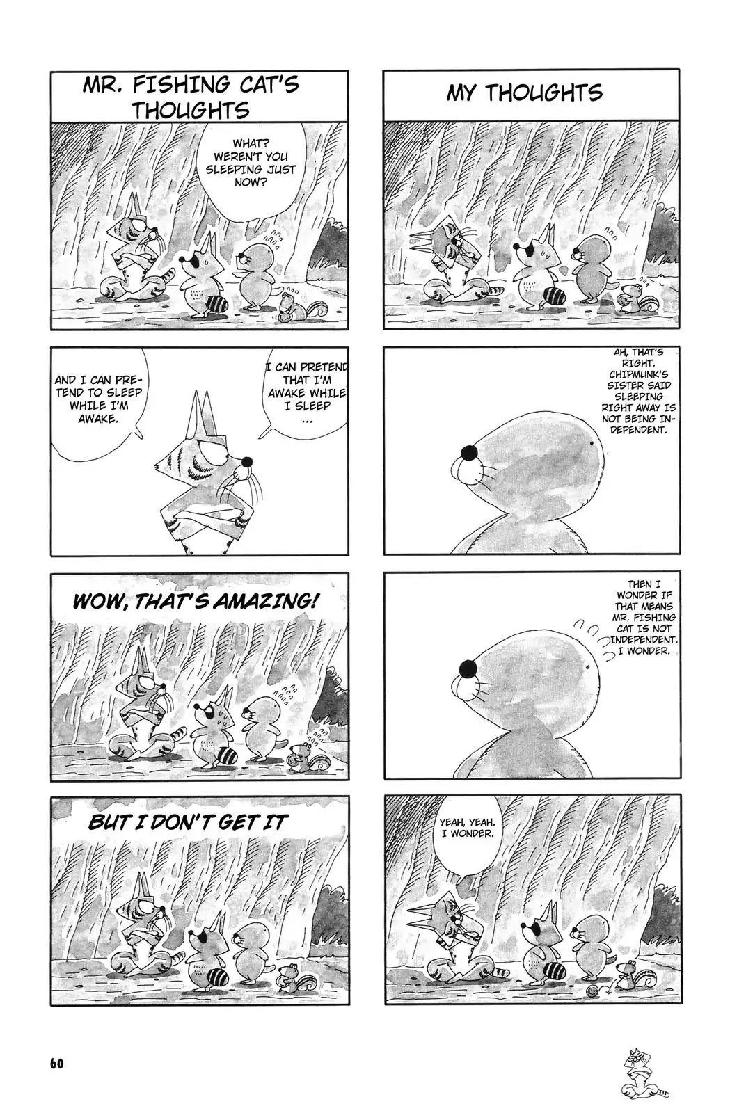 Bonobono Chapter 41 page 6 - Chapter 41: Chipmunk's Dad Getting Walnut