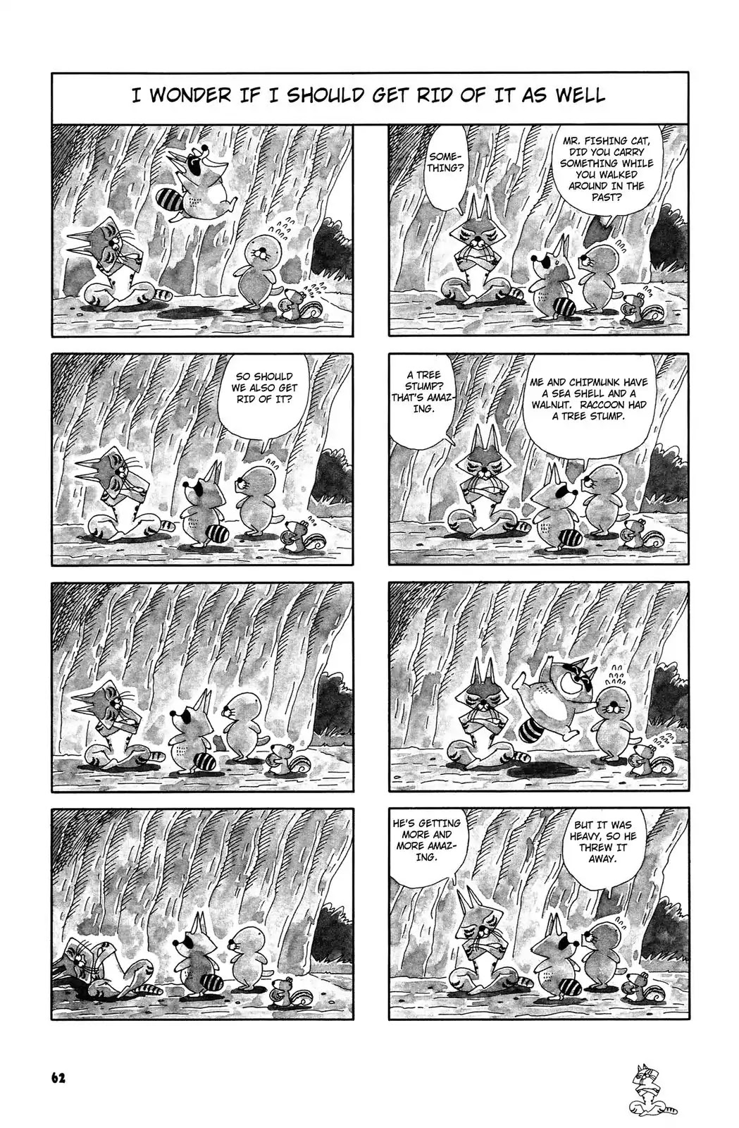 Bonobono Chapter 41 page 8 - Chapter 41: Chipmunk's Dad Getting Walnut