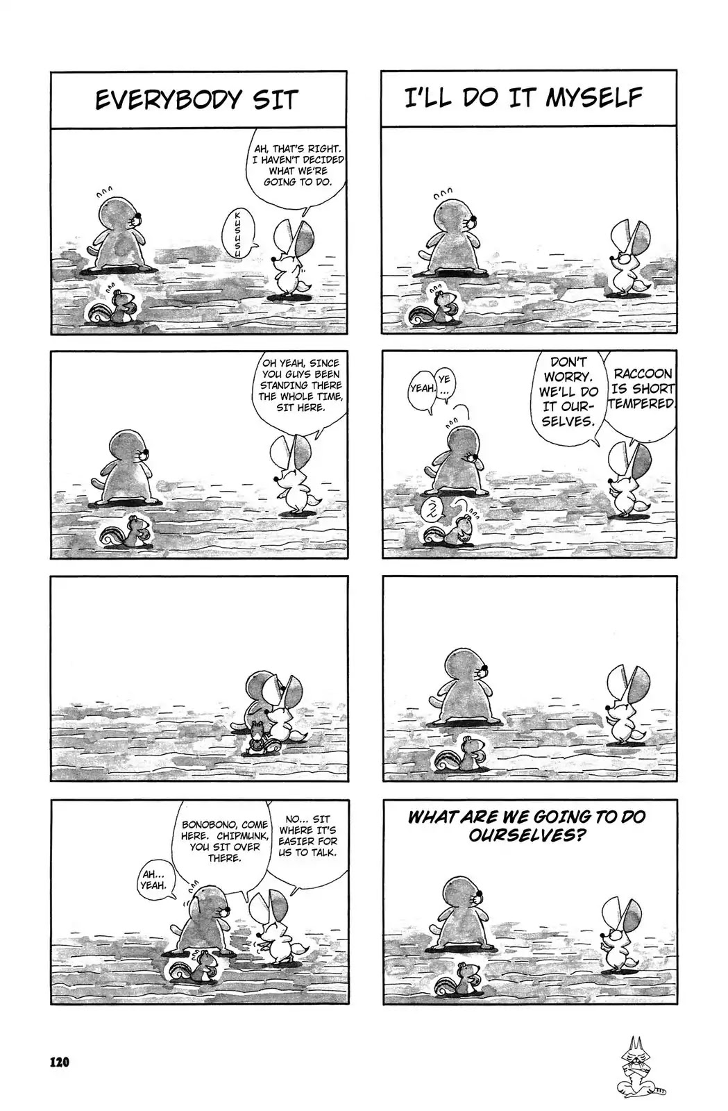 Bonobono Chapter 49 page 2 - Chapter 49: Raccoon Goes Back Home