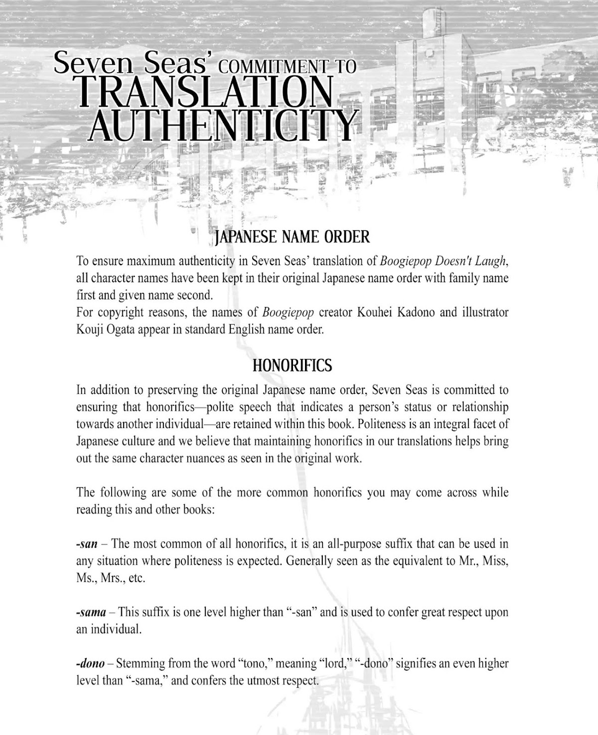 Boogiepop Doesn't Laugh Chapter 1.0-16 page 5 - Vol.1 Sketch Book