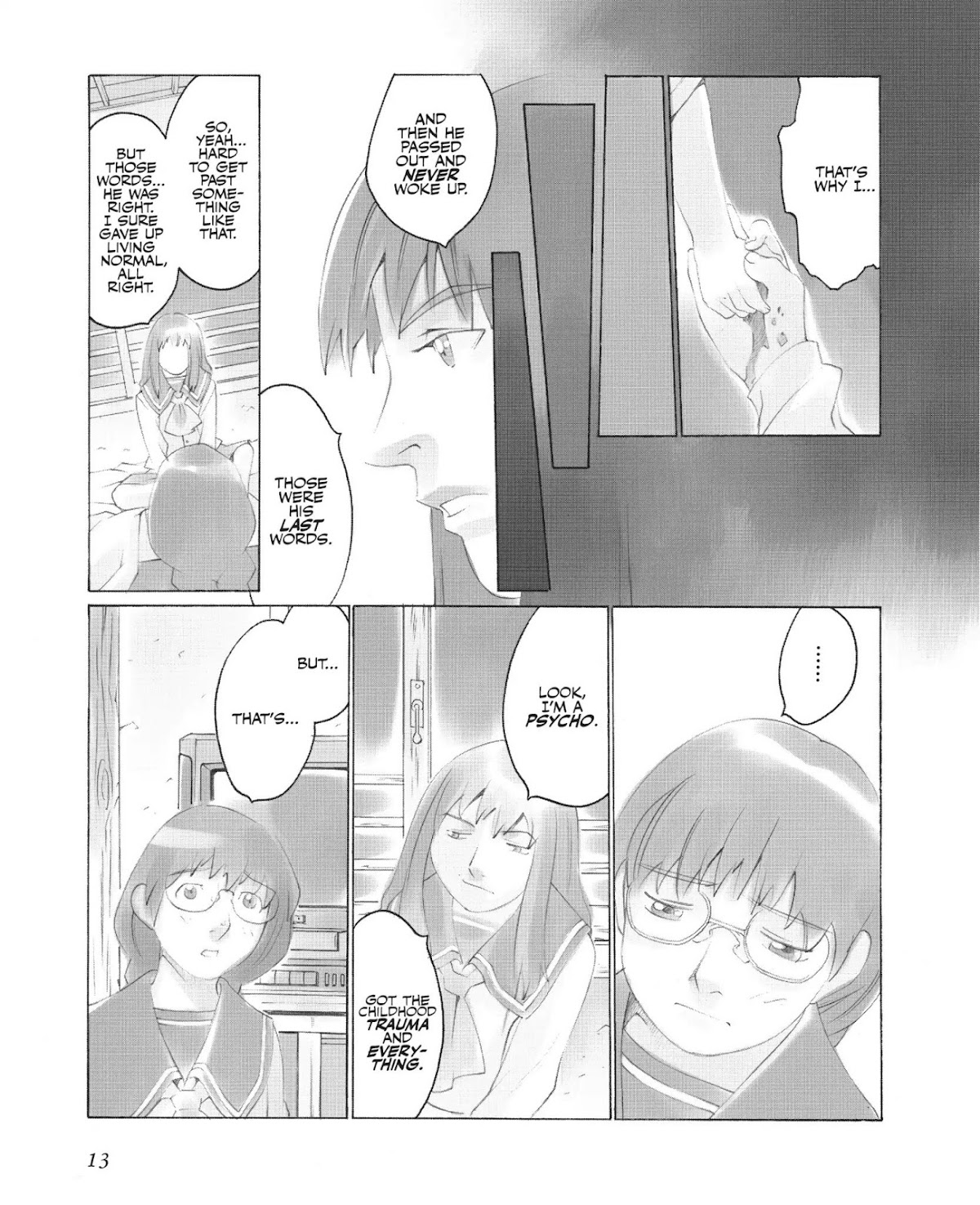 Boogiepop Doesn't Laugh Chapter 2.0 page 13 - Vol.2 Chapter Twelve