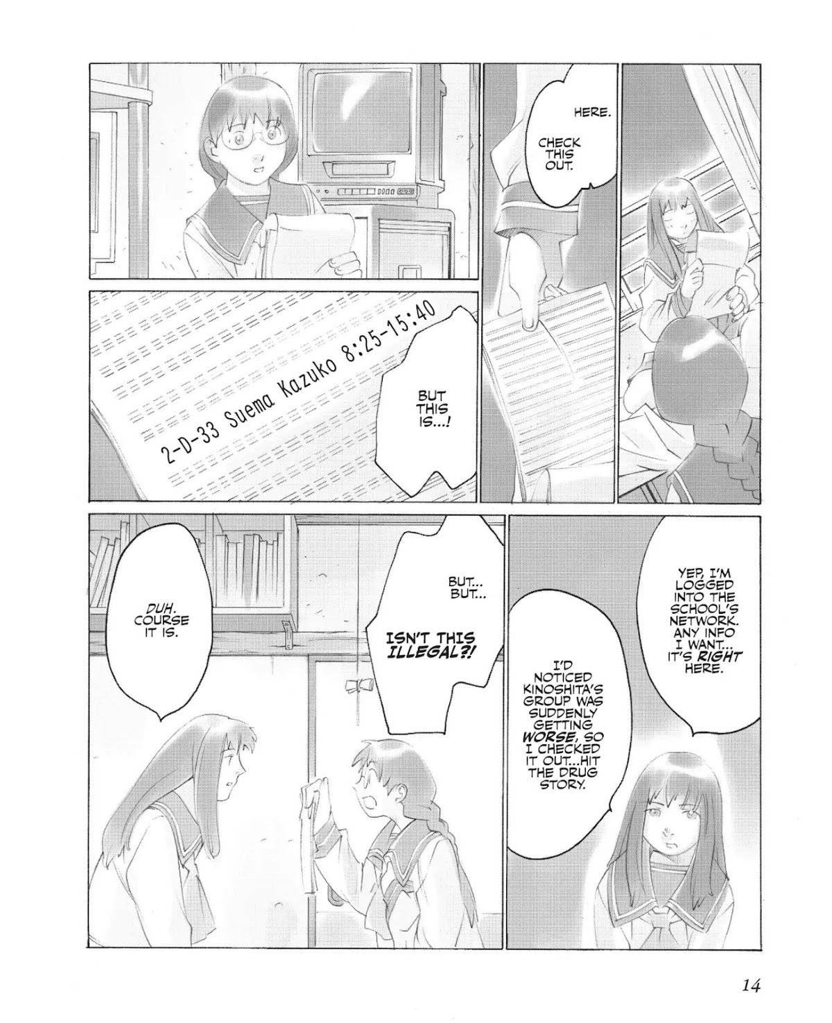 Boogiepop Doesn't Laugh Chapter 2.0 page 14 - Vol.2 Chapter Twelve