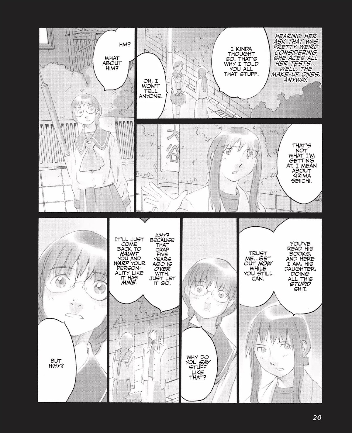 Boogiepop Doesn't Laugh Chapter 2.0 page 20 - Vol.2 Chapter Twelve