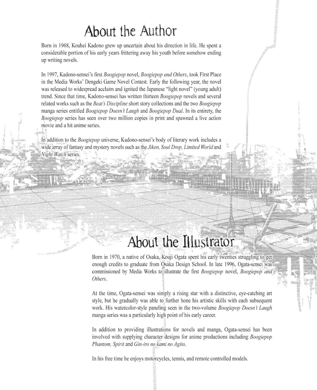 Boogiepop Doesn't Laugh Chapter 2.1-5 page 10 - Vol.2 Sketch Book [END]