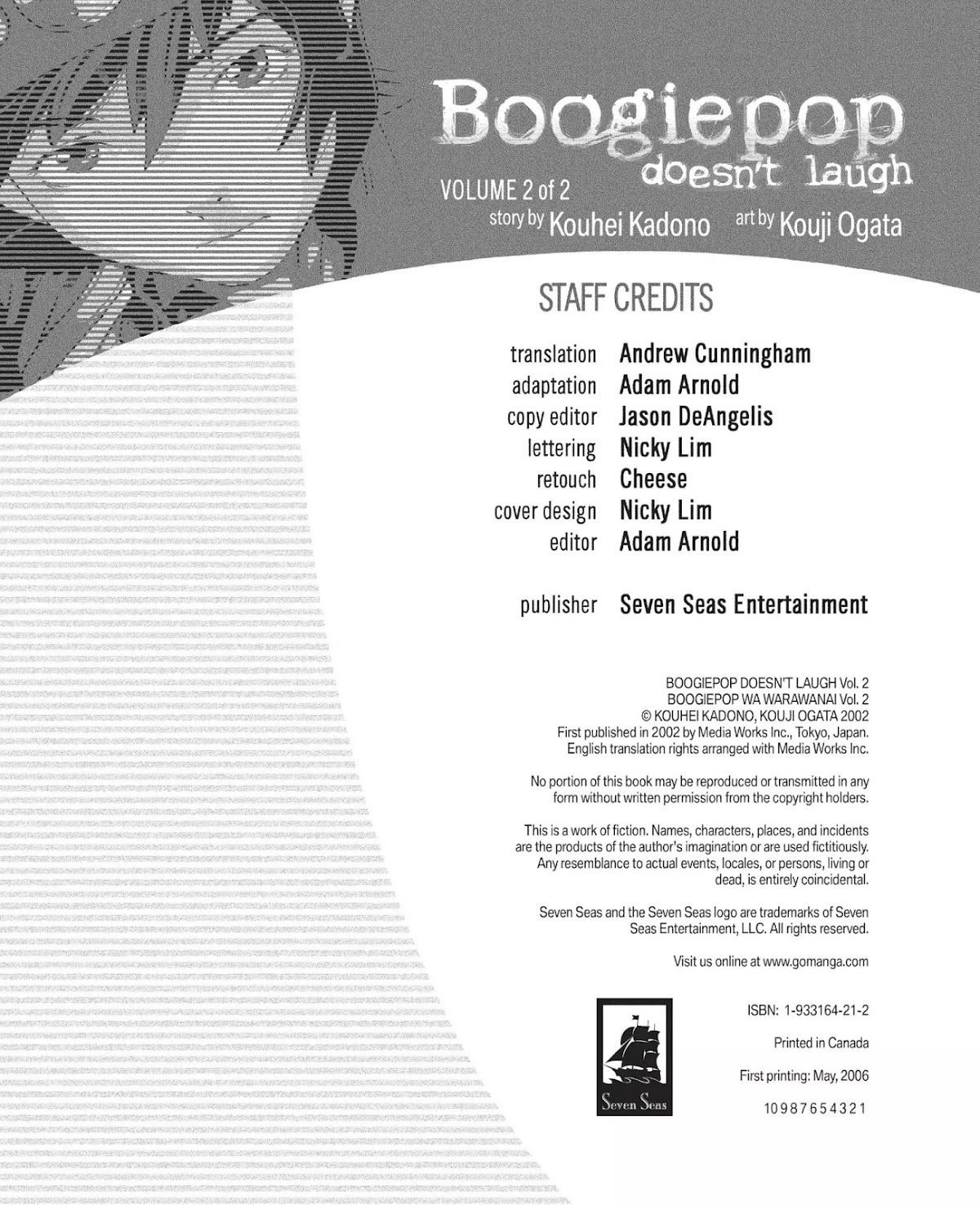 Boogiepop Doesn't Laugh Chapter 2.1-5 page 11 - Vol.2 Sketch Book [END]