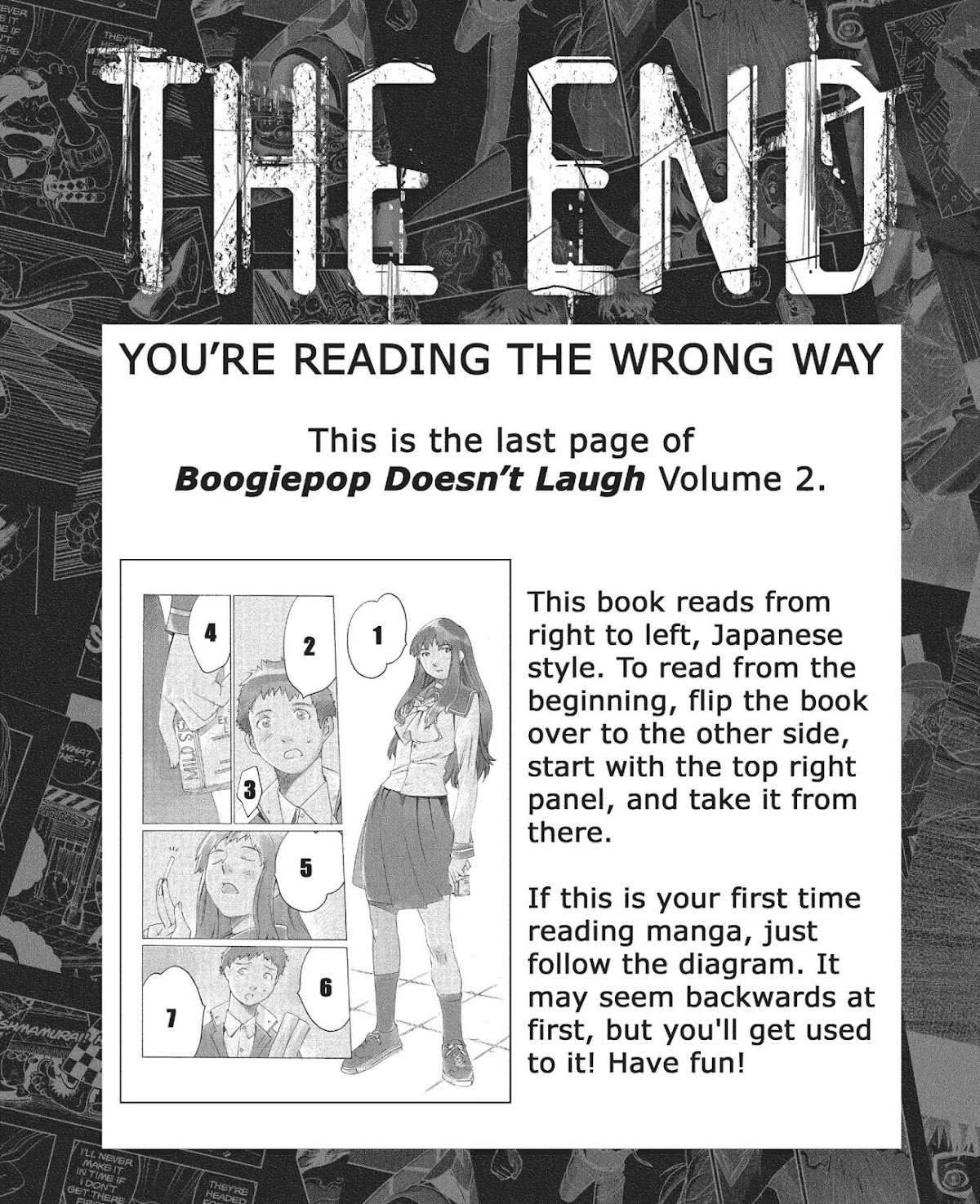Boogiepop Doesn't Laugh Chapter 2.1-5 page 12 - Vol.2 Sketch Book [END]